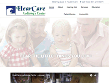 Tablet Screenshot of myhearcare.com